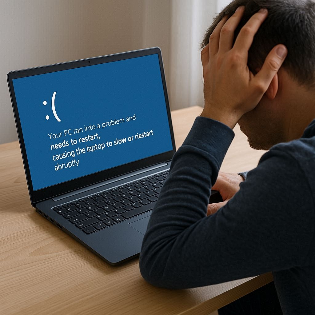 باعث کندی یا ریستارت ناگهانی لپ‌تاپ شوند.