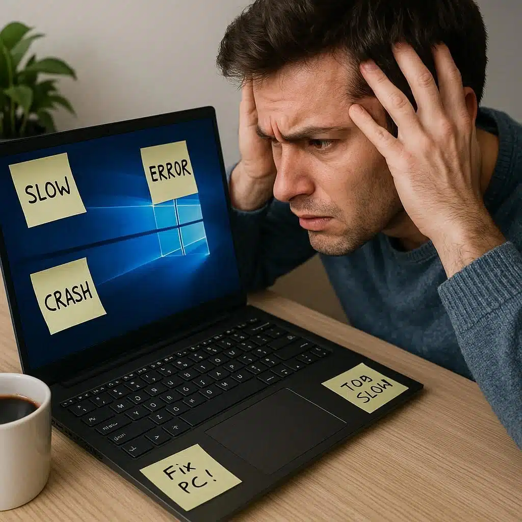 علت کند شدن ویندوز لپ تاپ