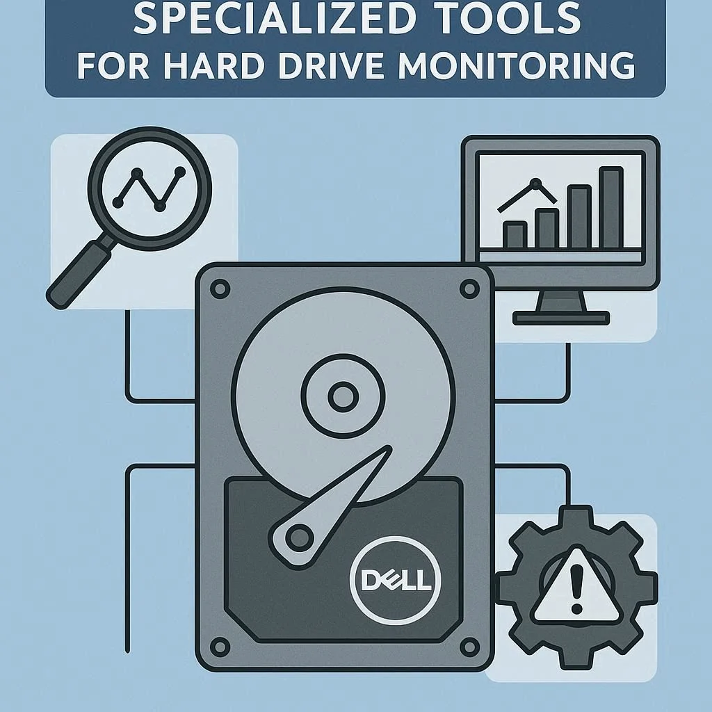 ابزارهای تخصصی برای مانیتورینگ هارد دل