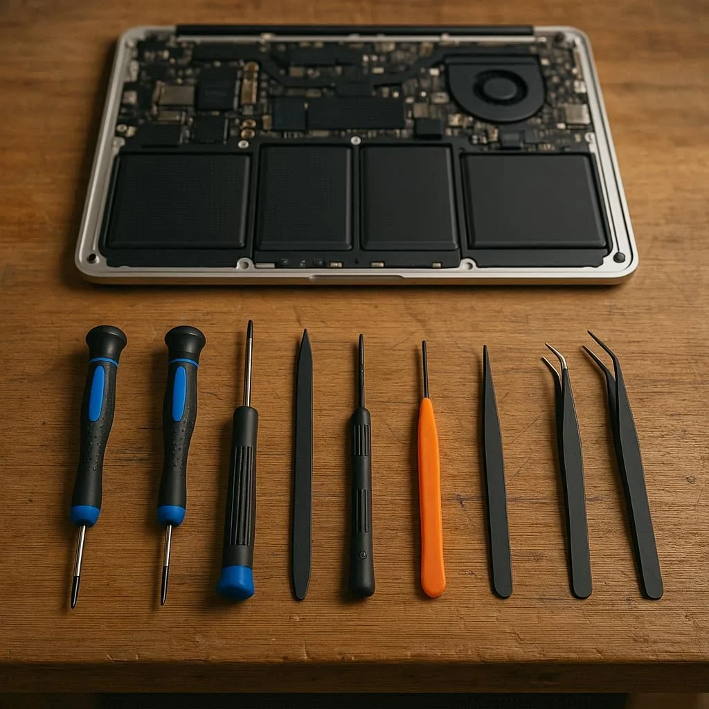 ابزارهای لازم برای تعمیر قاب اپل