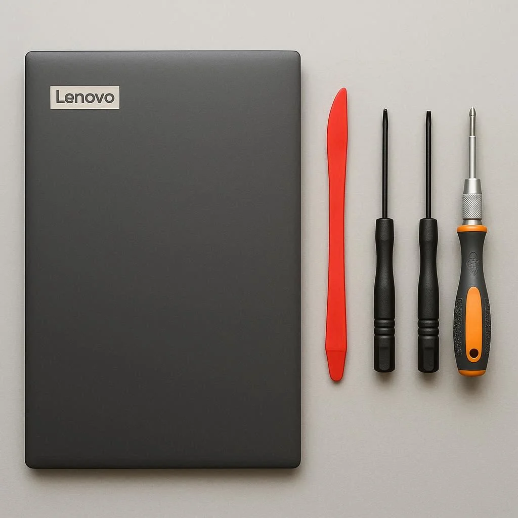ابزارهای لازم برای تعمیر قاب لپ تاپ لنوو