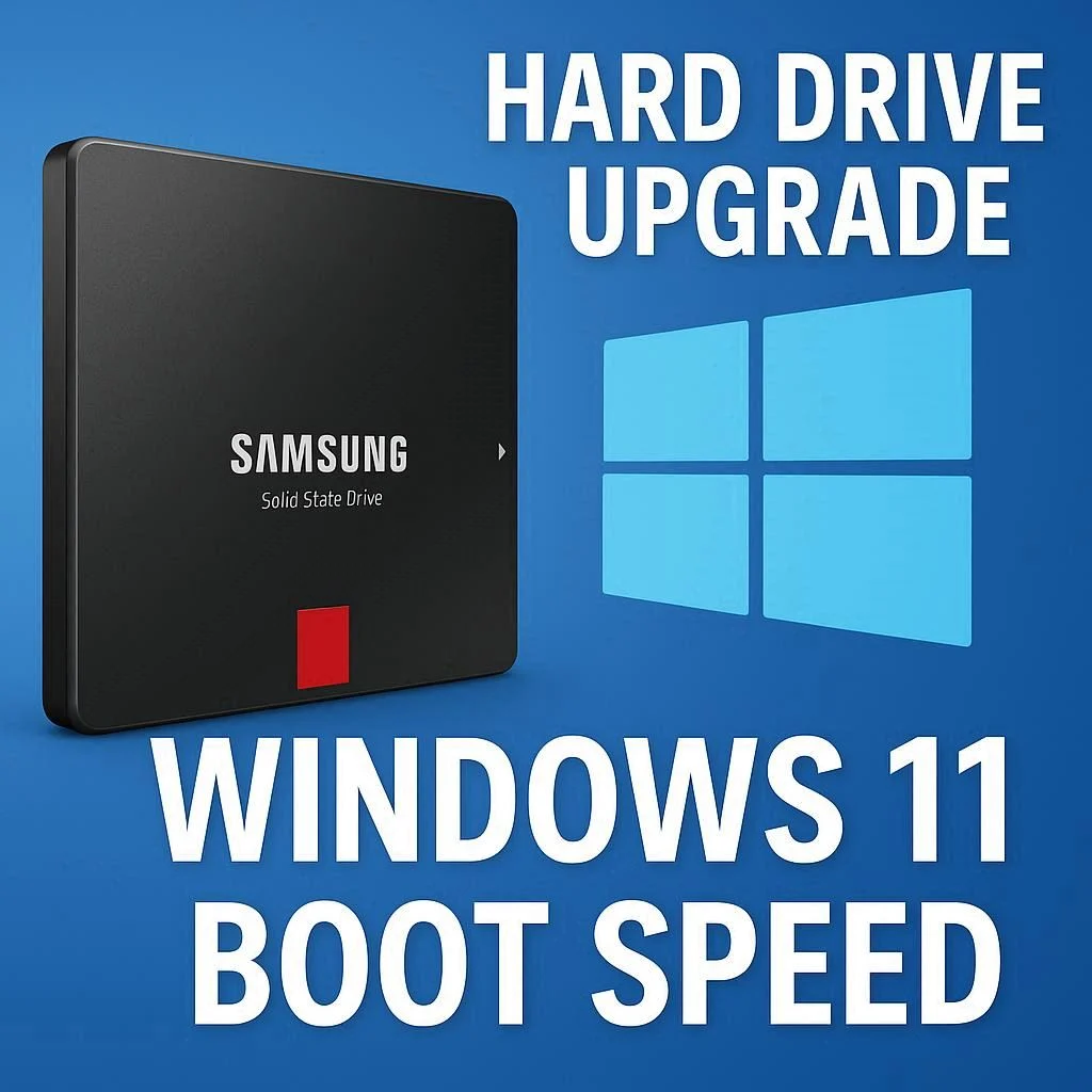 ارتقا هارد لپ تاپ سامسونگ و سرعت بوت ویندوز 11