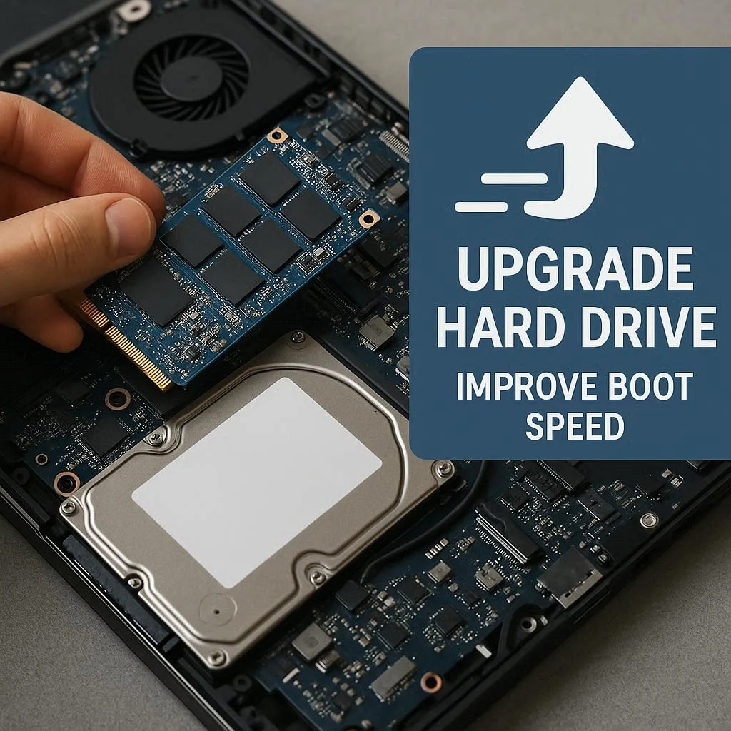 ارتقا هارد و بهبود سرعت بوت لپ تاپ سونی