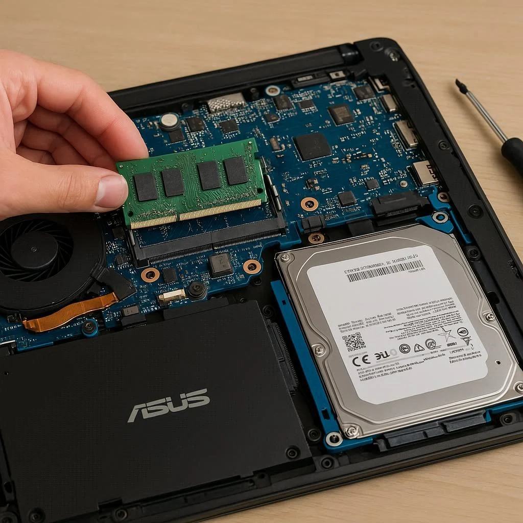 ارتقا هارد یا رم در ایسوس؟