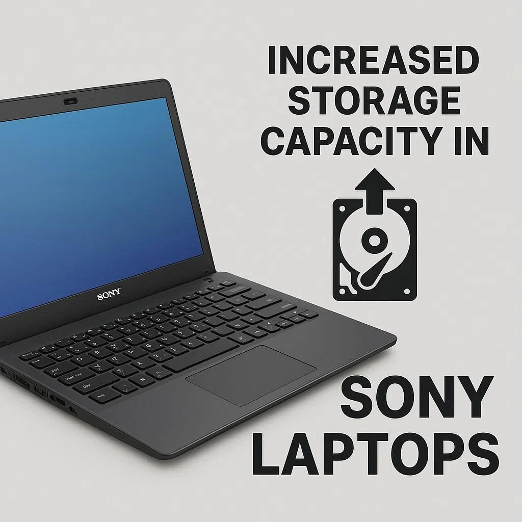 افزایش ظرفیت ذخیره‌سازی در سونی
