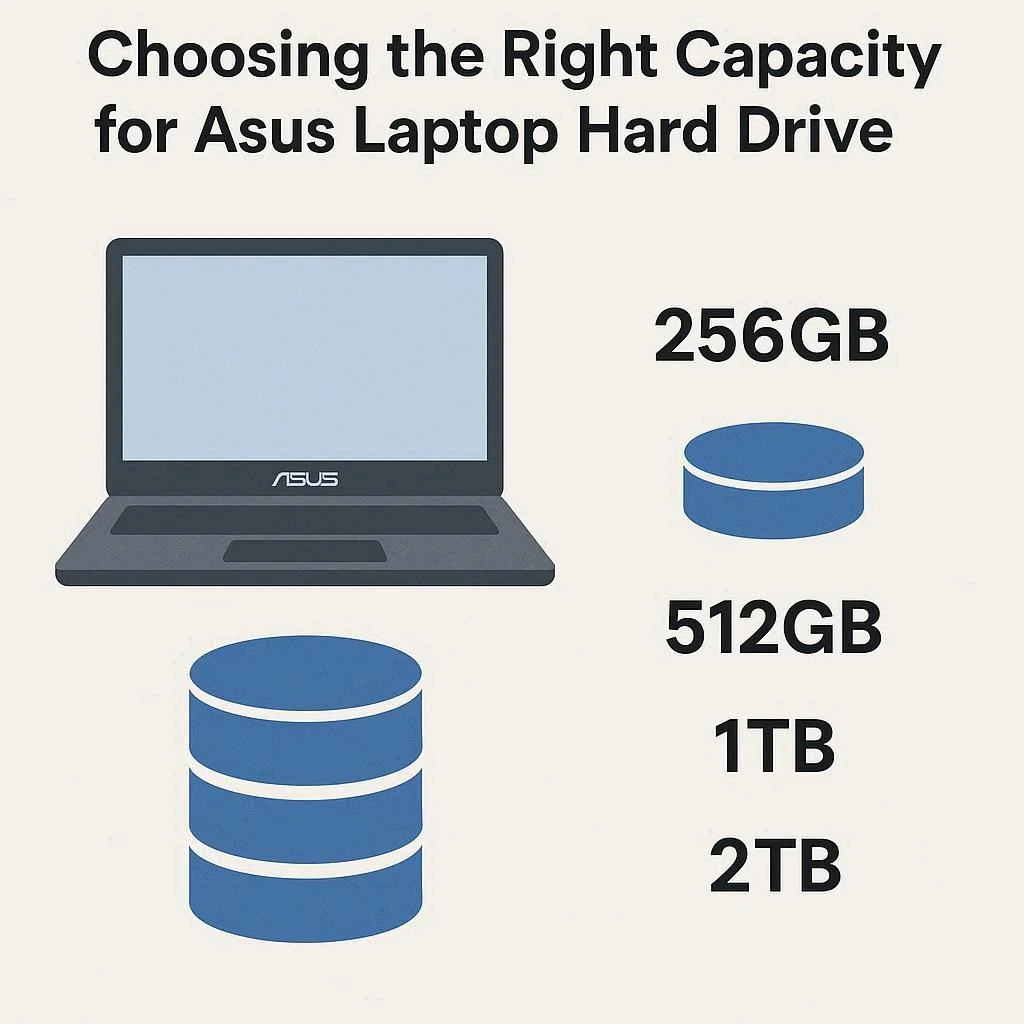 انتخاب ظرفیت مناسب برای هارد ایسوس