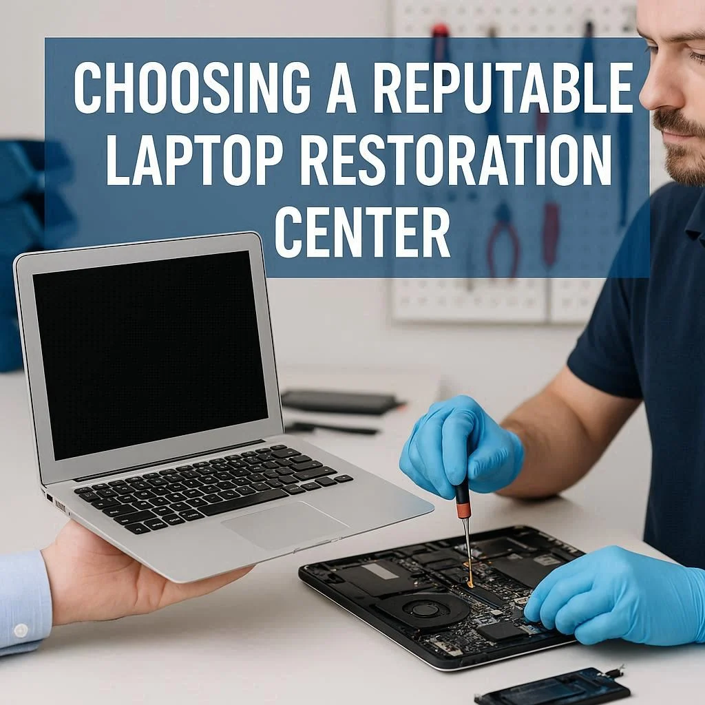 انتخاب مرکز معتبر بازسازی لپ‌تاپ