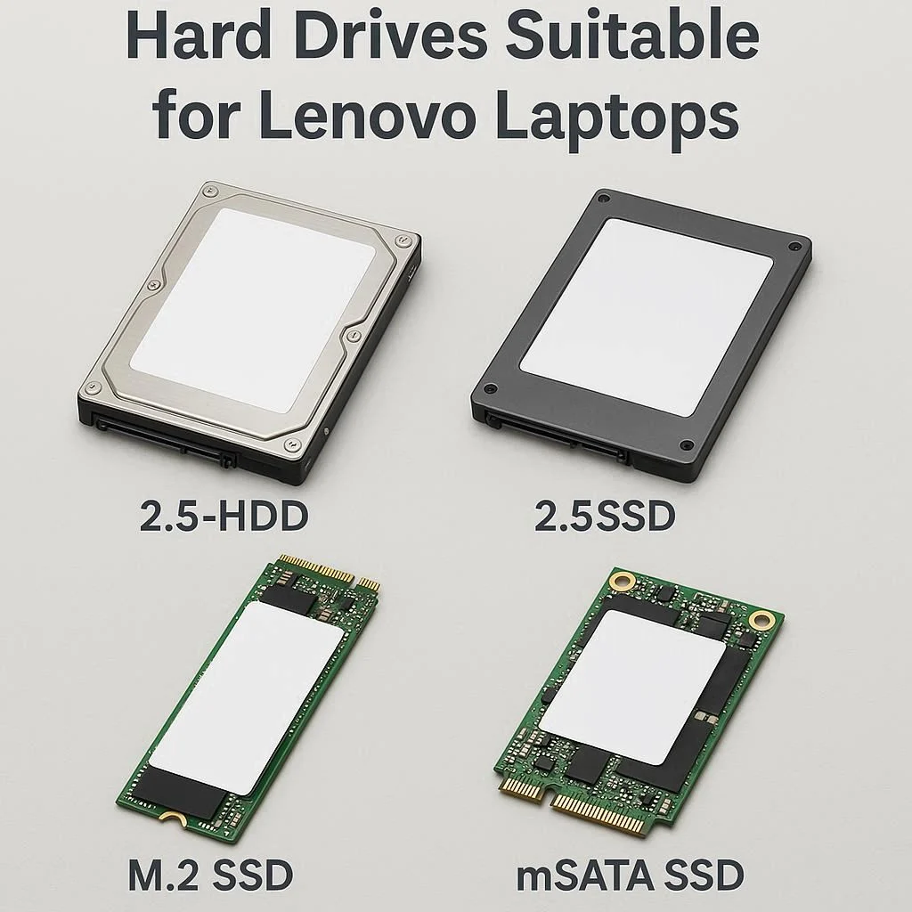 انواع هارد مناسب لپ‌ تاپ‌های لنوو