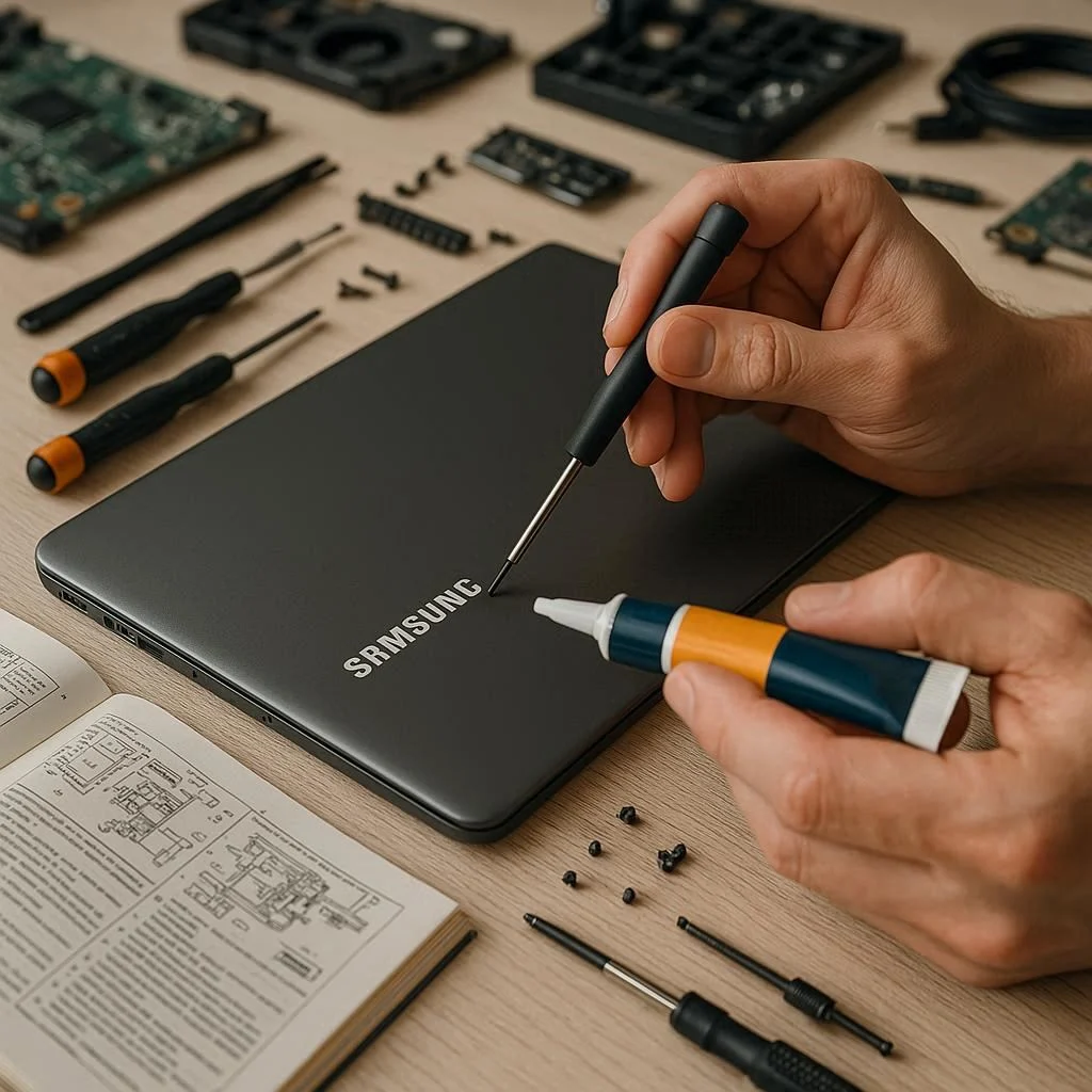 اهمیت تعمیر قاب لپ تاپ‌های سامسونگ