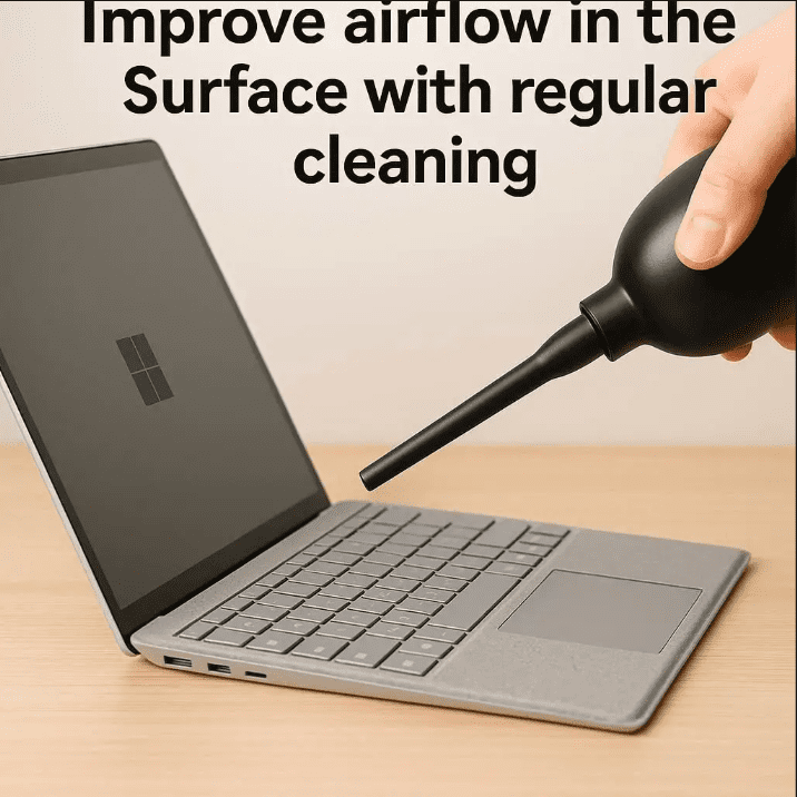 بهبود جریان هوا در سرفیس با تمیزکاری منظم