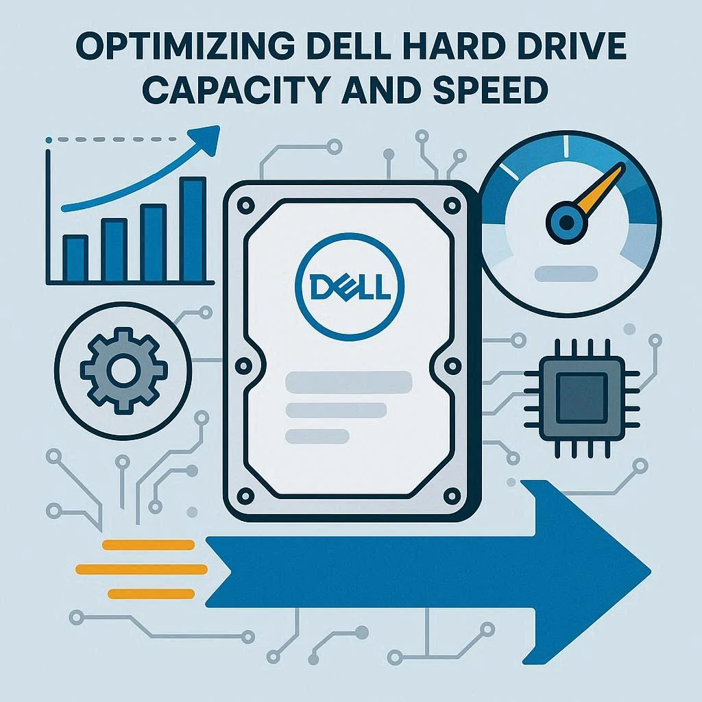 بهینه‌سازی ظرفیت و سرعت هارد دل