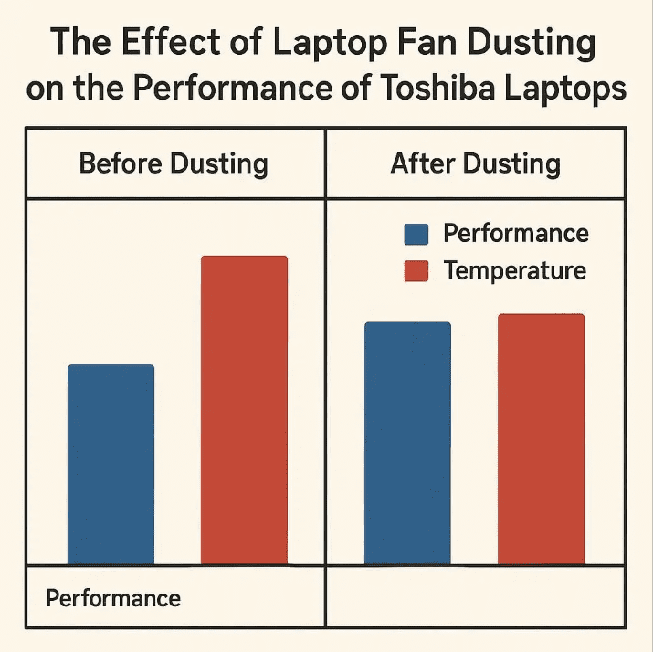 گردگیری فن در عملکرد توشیبا