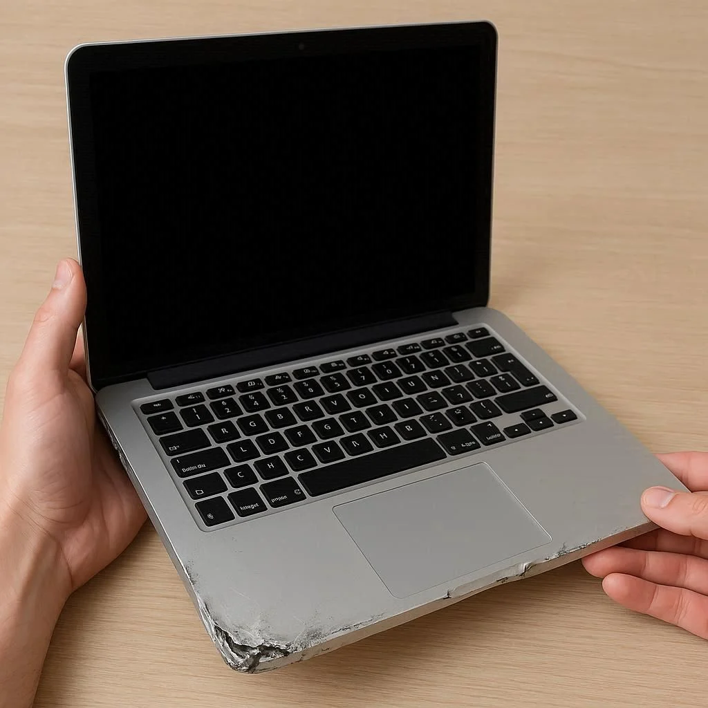 تعمیر قاب لپ تاپ اپل بهتر است یا تعویض؟