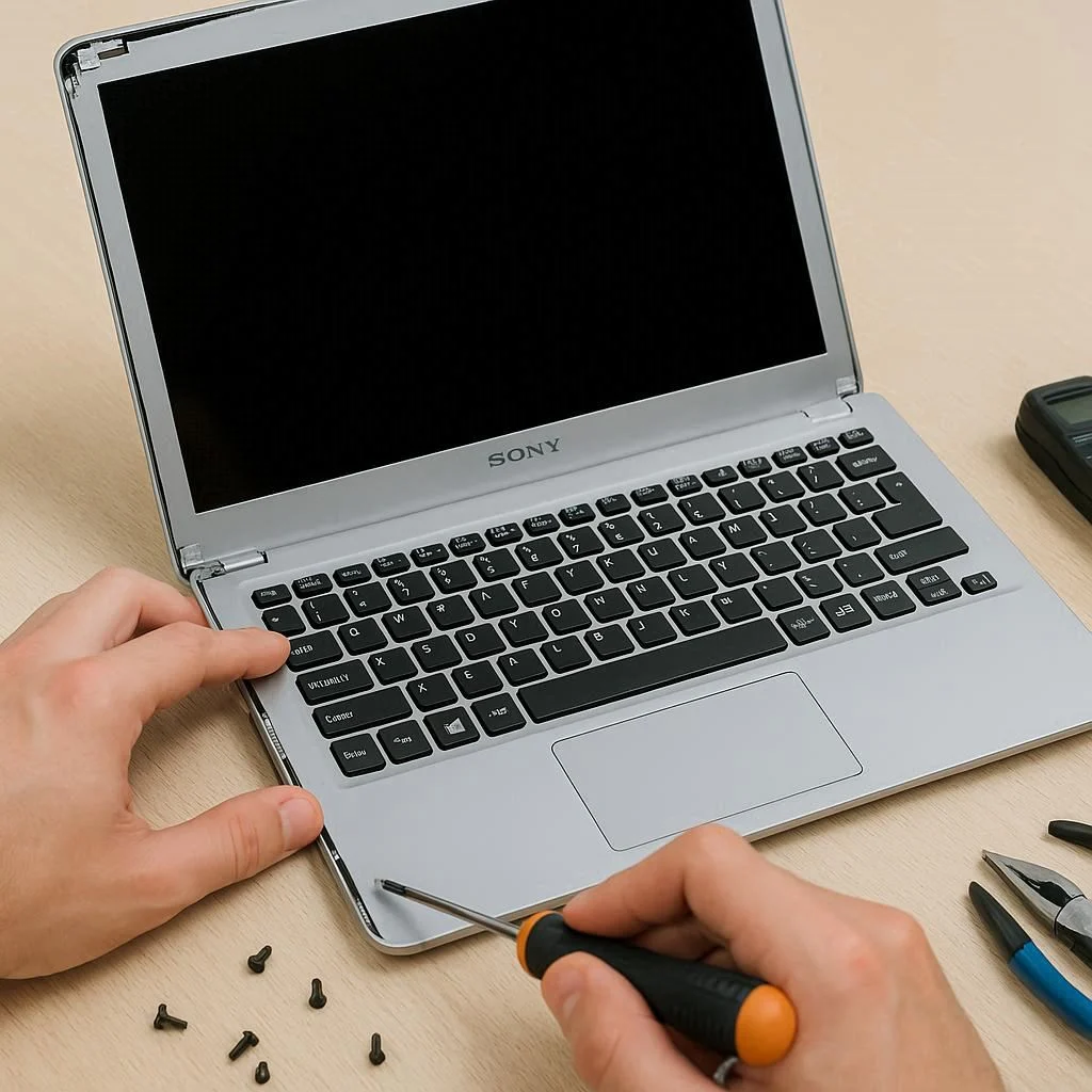 تعمیر قاب لپ تاپ سونی در خانه یا مراکز تخصصی؟