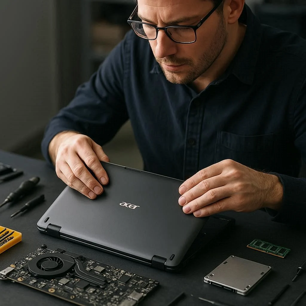 تعمیر یا تعویض قاب ایسر؟