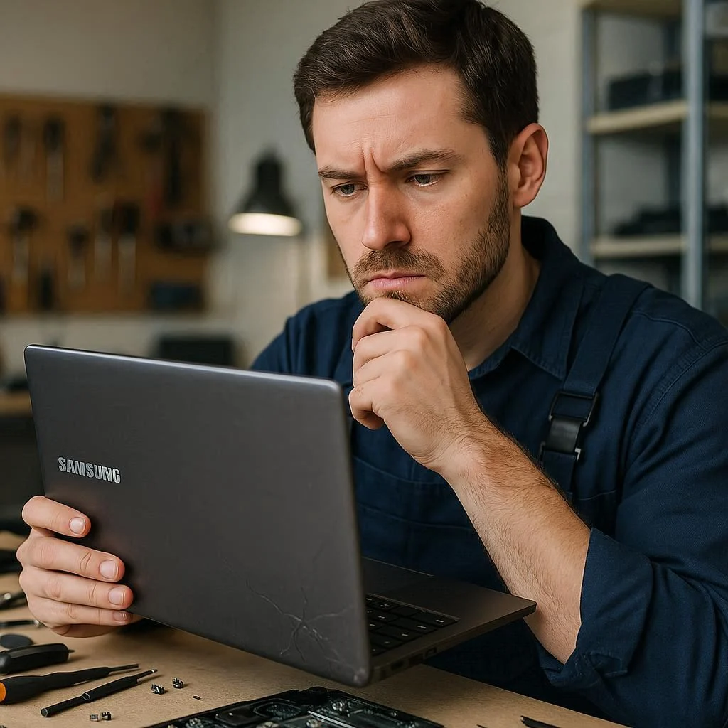 تعمیر یا تعویض قاب لپ تاپ سامسونگ؟