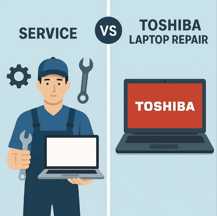 تفاوت سرویس با تعمیر توشیبا