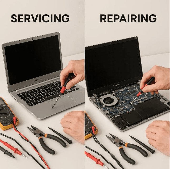 تفاوت سرویس و تعمیر سامسونگ