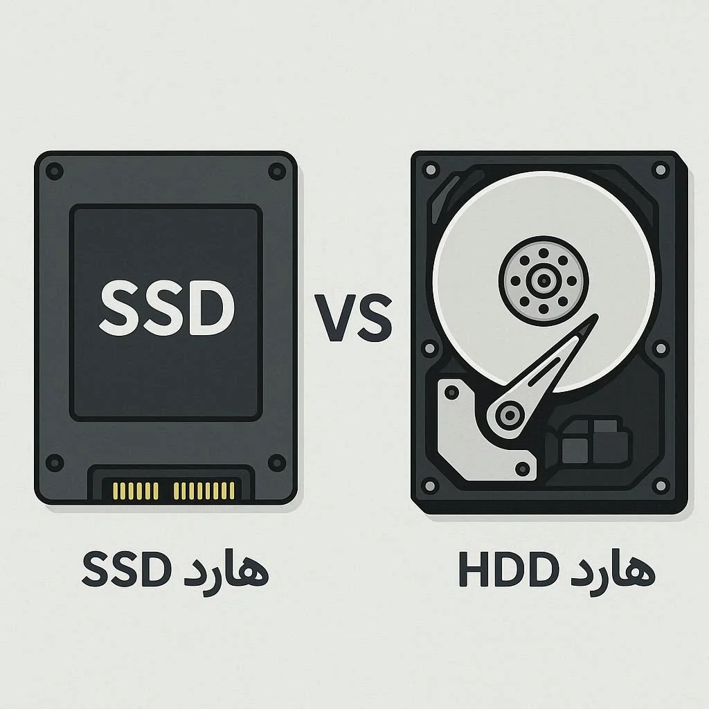 تفاوت هارد SSD با HDD در ارتقای لپ تاپ اچ پی