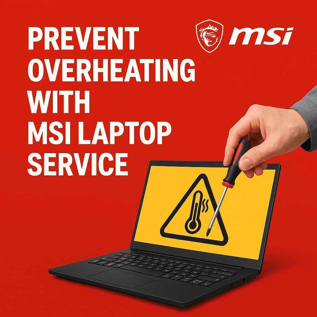 جلوگیری از داغ شدن بیش از حد با سرویس لپ تاپ ام اس آی