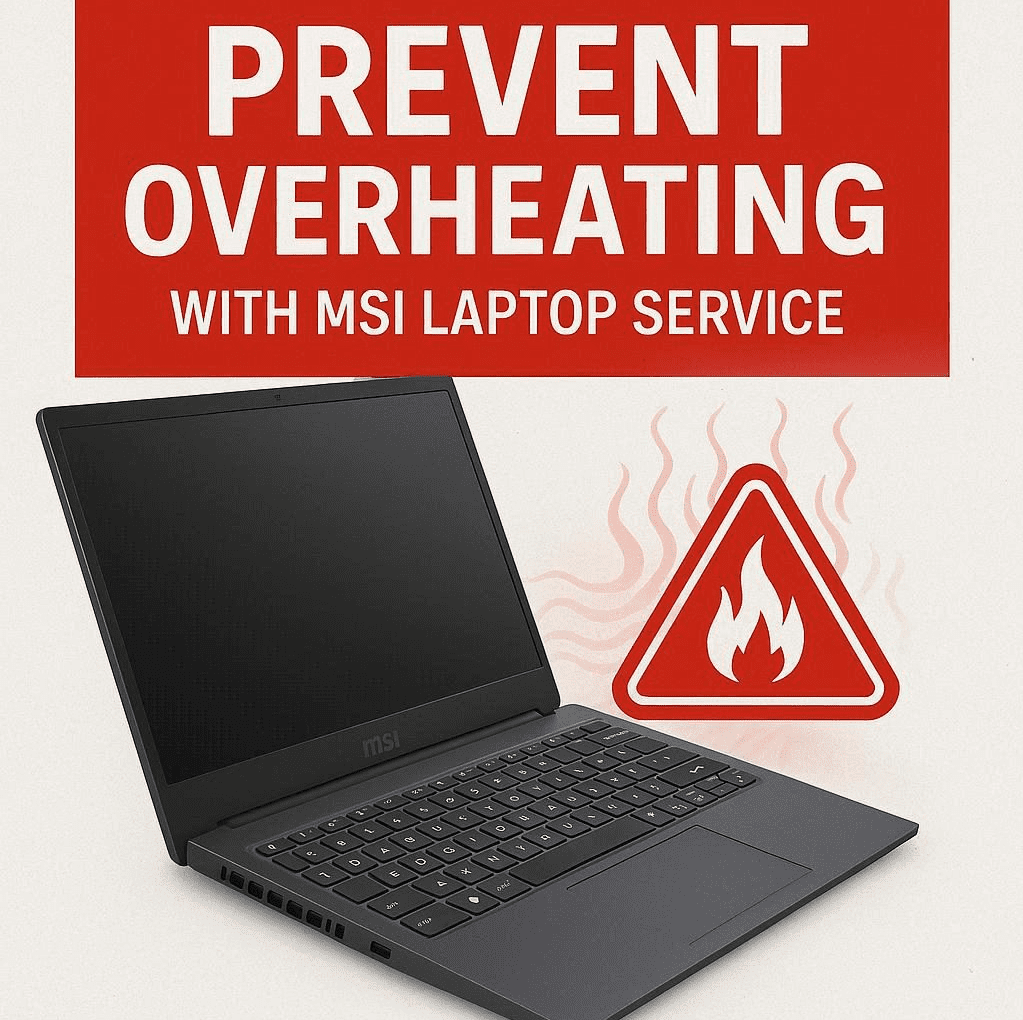 جلوگیری از داغ شدن بیش از حد با سرویس لپ تاپ ام اس آی
