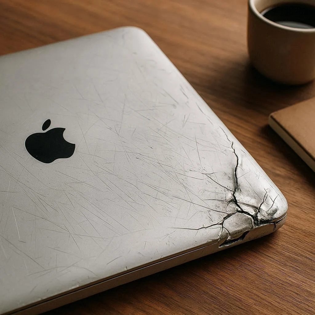 دلایل آسیب‌دیدن قاب لپ تاپ اپل