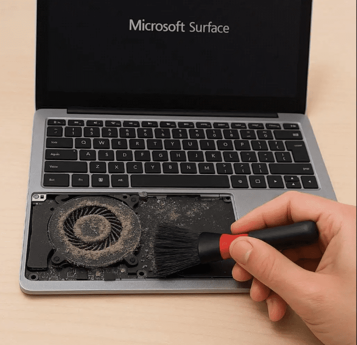 رفع گرد و غبار تجمعی در سرفیس برای عملکرد بهتر