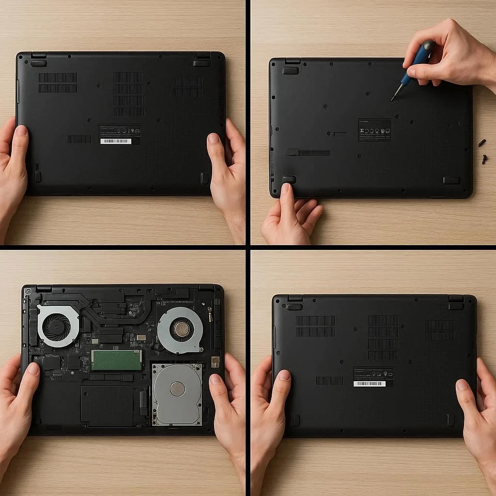 روش اصولی تعویض قاب MSI