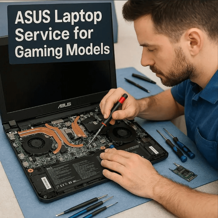 سرویس لپ تاپ ایسوس برای مدل‌های گیمینگ