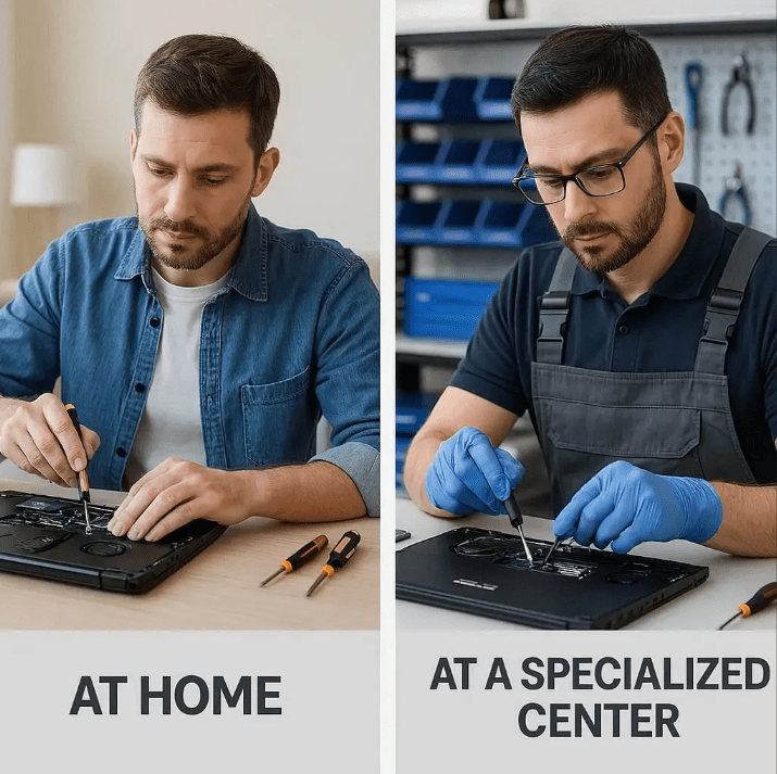 سرویس لپ تاپ ایسوس در خانه یا مرکز تخصصی؟