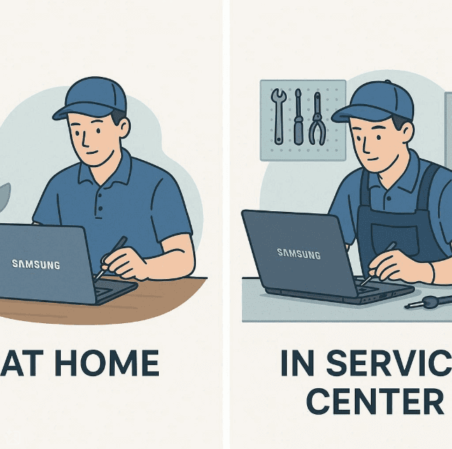 سرویس لپ تاپ در منزل یا مرکز تخصصی؟