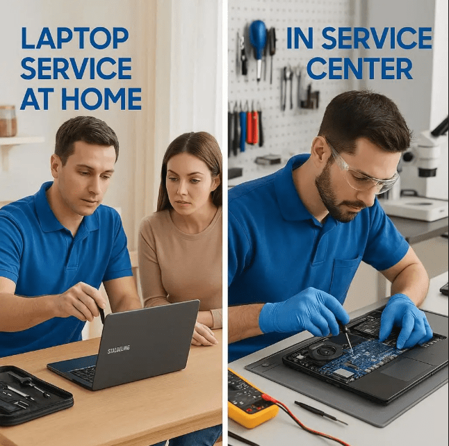 سرویس لپ تاپ سامسونگ در منزل یا مرکز تخصصی؟