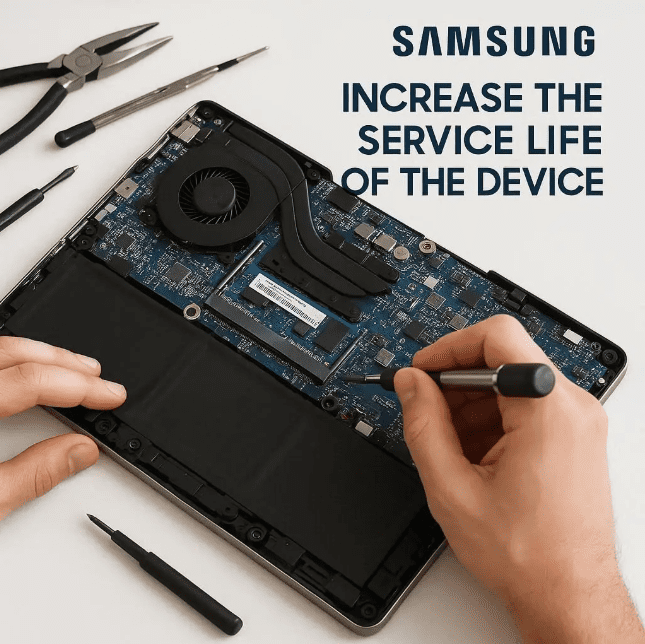 سرویس لپ تاپ سامسونگ و افزایش عمر مفید دستگاه