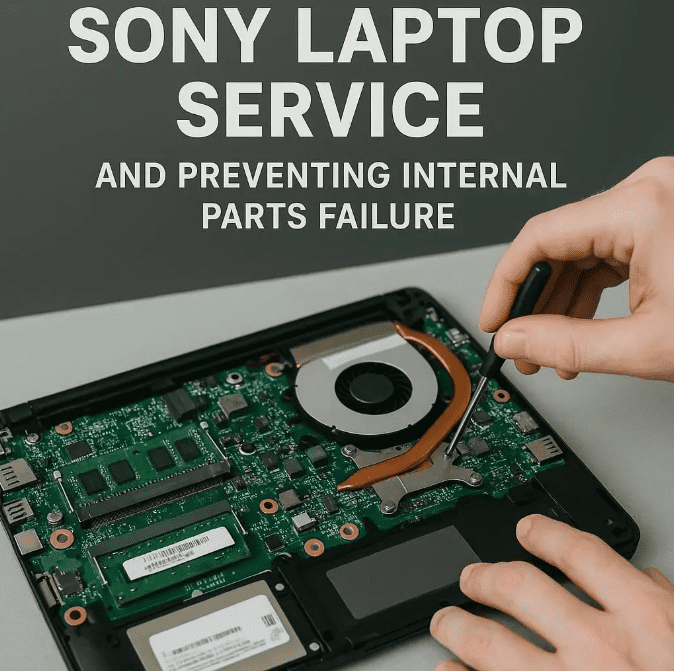 سرویس لپ تاپ سونی و جلوگیری از خرابی قطعات داخلی