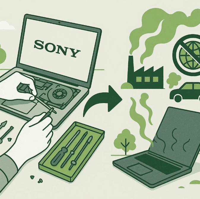 سرویس لپ تاپ و کاهش آلودگی‌های محیطی دستگاه