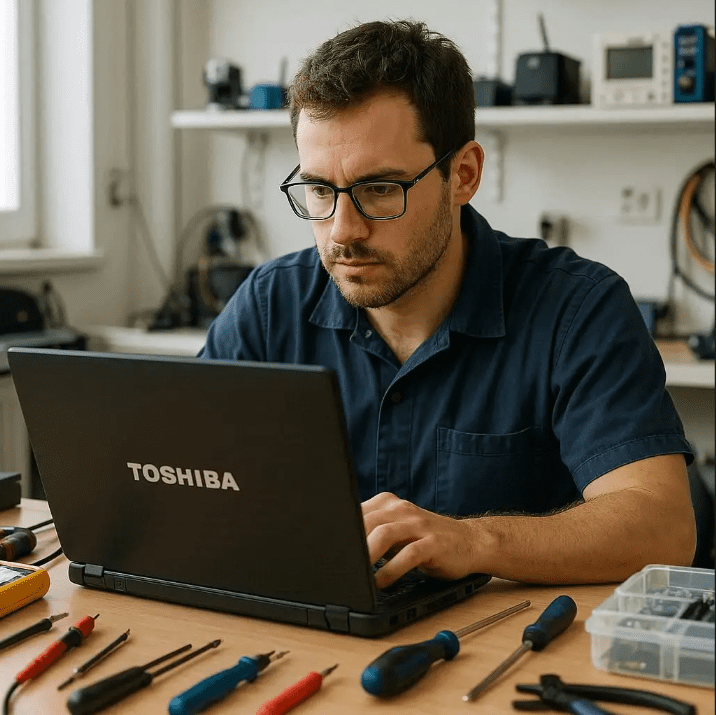 سرویس لپ ‌تاپ توشیبا