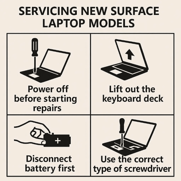 سرویس مدل‌های جدید سرفیس؛ نکات مهم و کاربردی