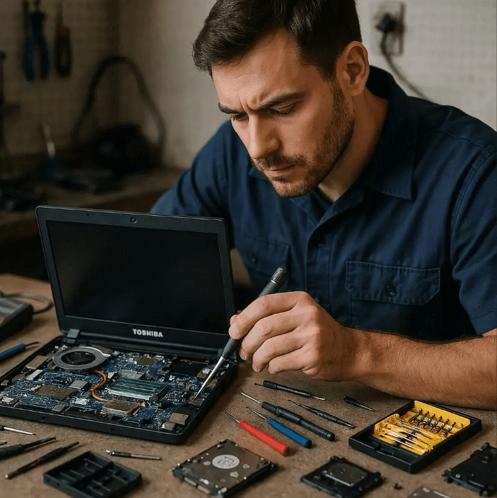 ضرورت سرویس لپ‌ تاپ توشیبا