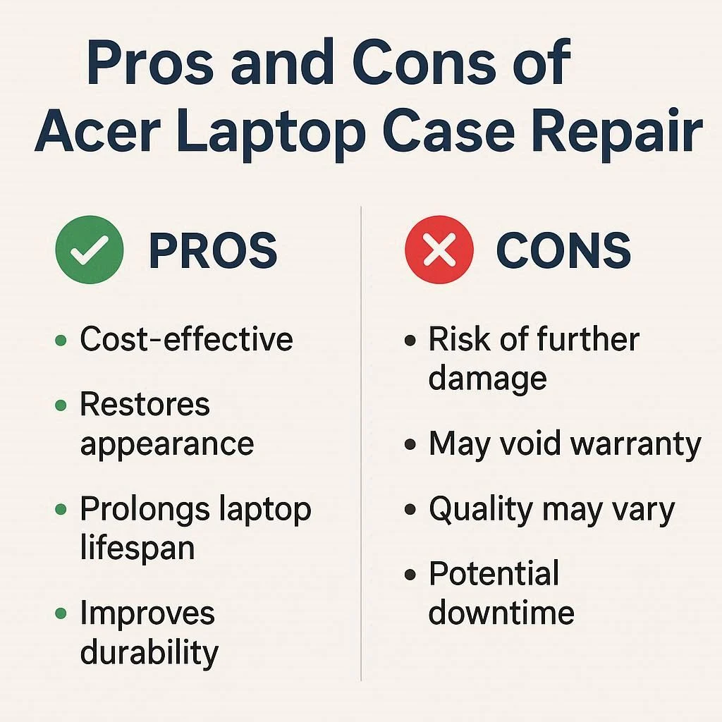 مزایا و معایب تعمیر قاب لپ تاپ ایسر