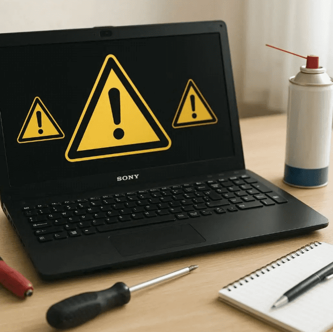 نشانه‌های نیاز به سرویس لپ تاپ