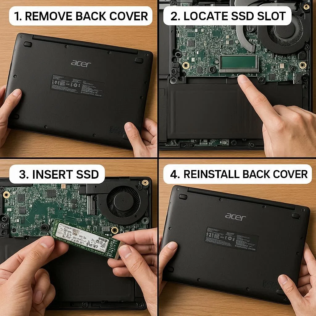 نصب مرحله به مرحله هارد جدید