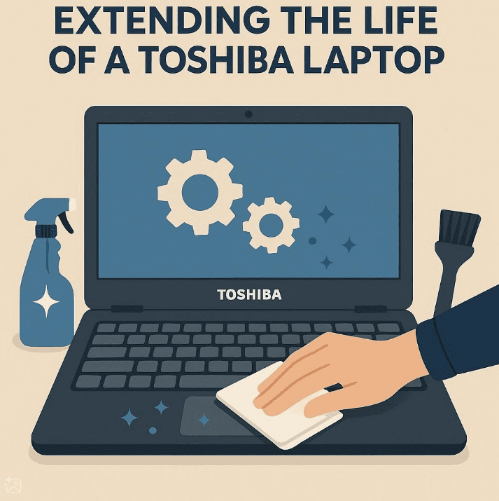 نقش پاکسازی در افزایش عمر توشیبا