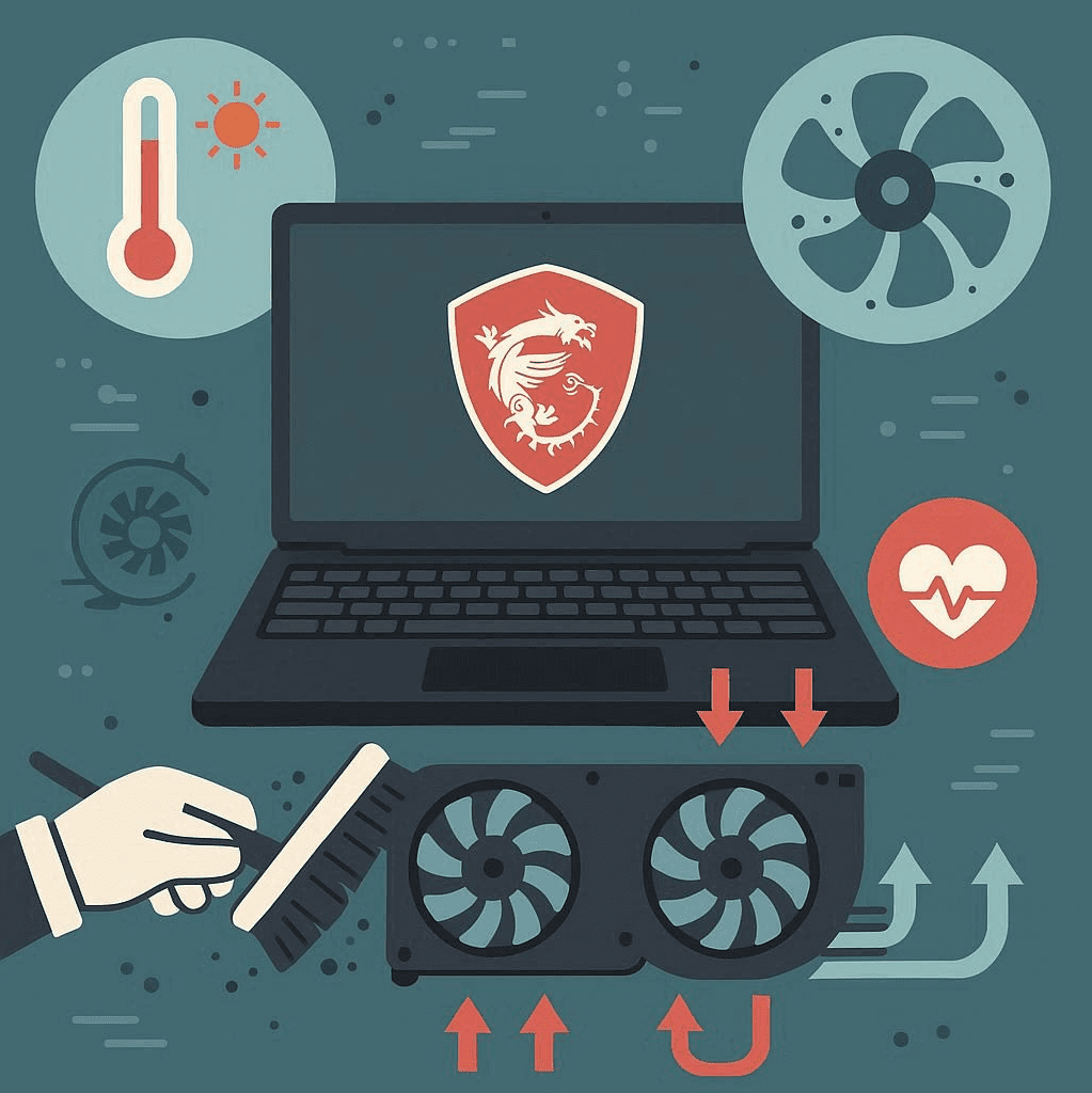 نقش پاکسازی سیستم خنک‌کننده در سلامت MSI