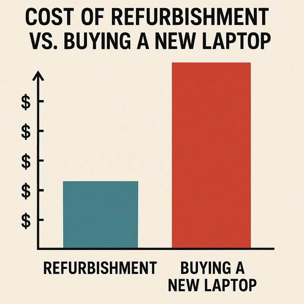 هزینه بازسازی در مقابل خرید لپ‌ تاپ جدید