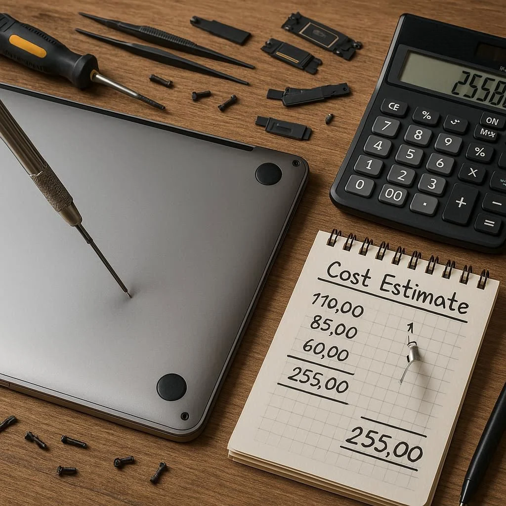 هزینه تعمیر و تعویض قاب مک ‌بوک