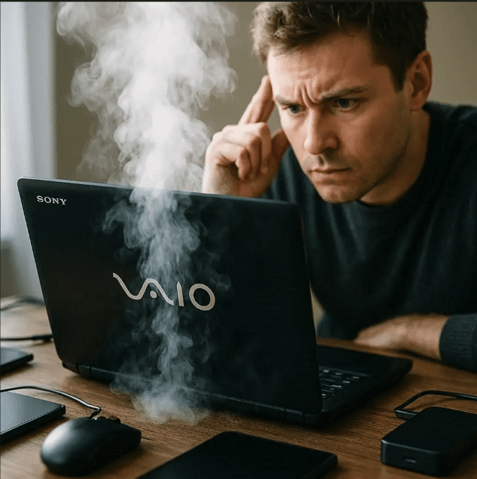 چرا داغ شدن لپ تاپ سونی جدی است؟