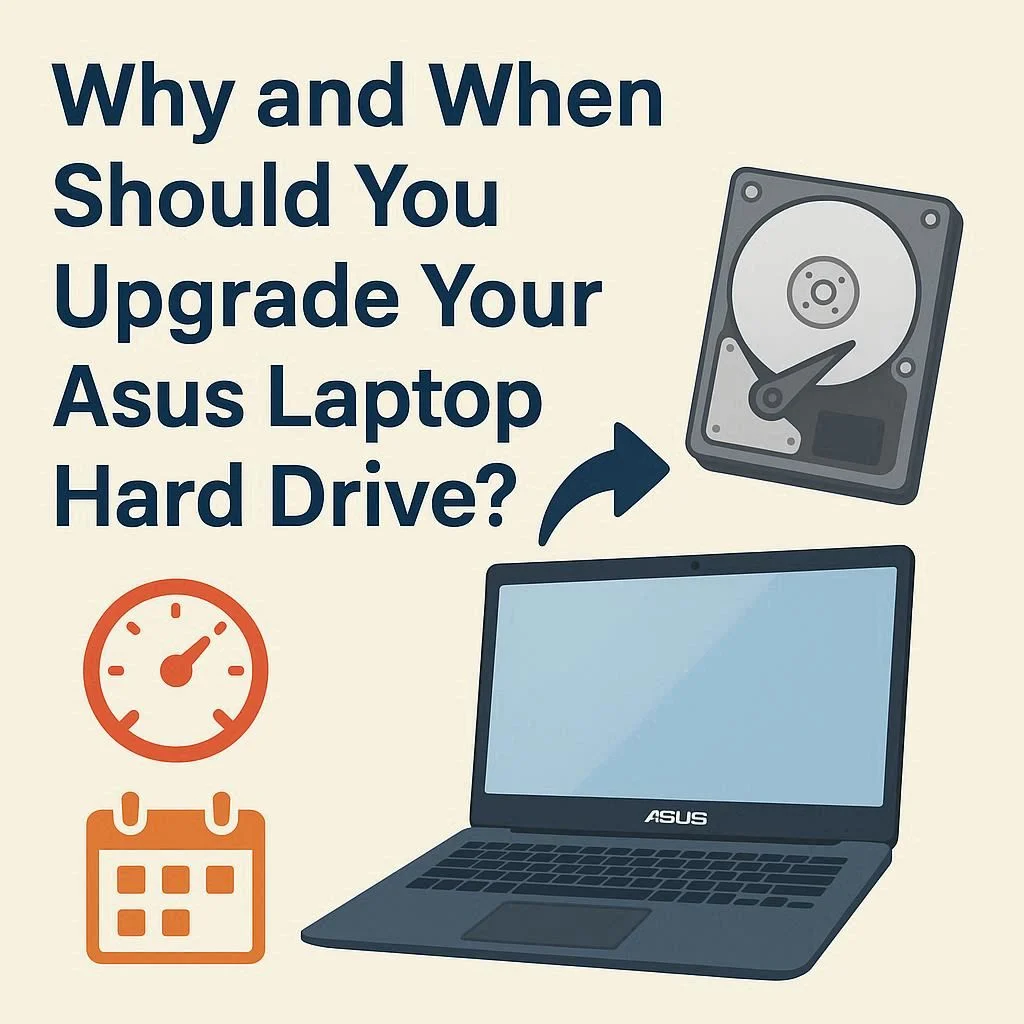 چرا و چه زمانی باید هارد لپ تاپ ایسوس را ارتقا داد؟