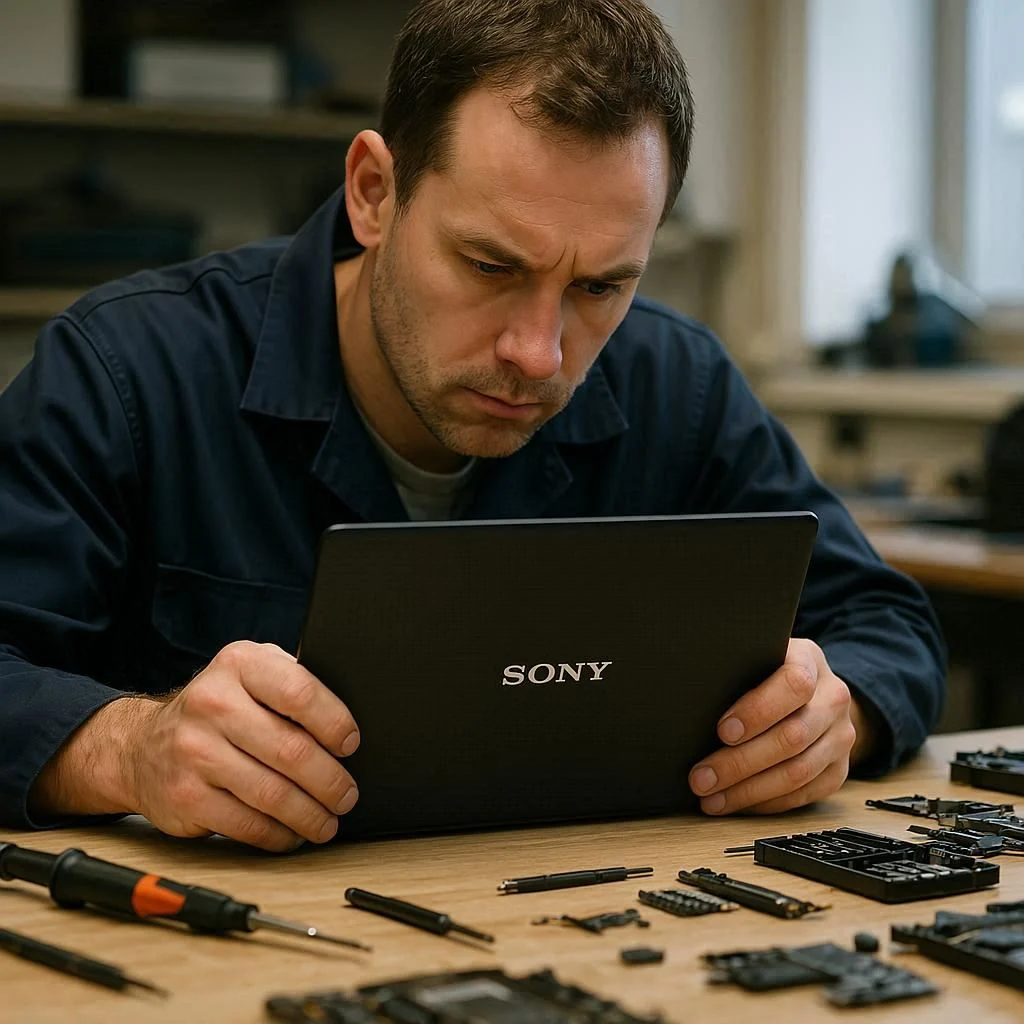 چک کردن قاب سونی قبل از تعویض