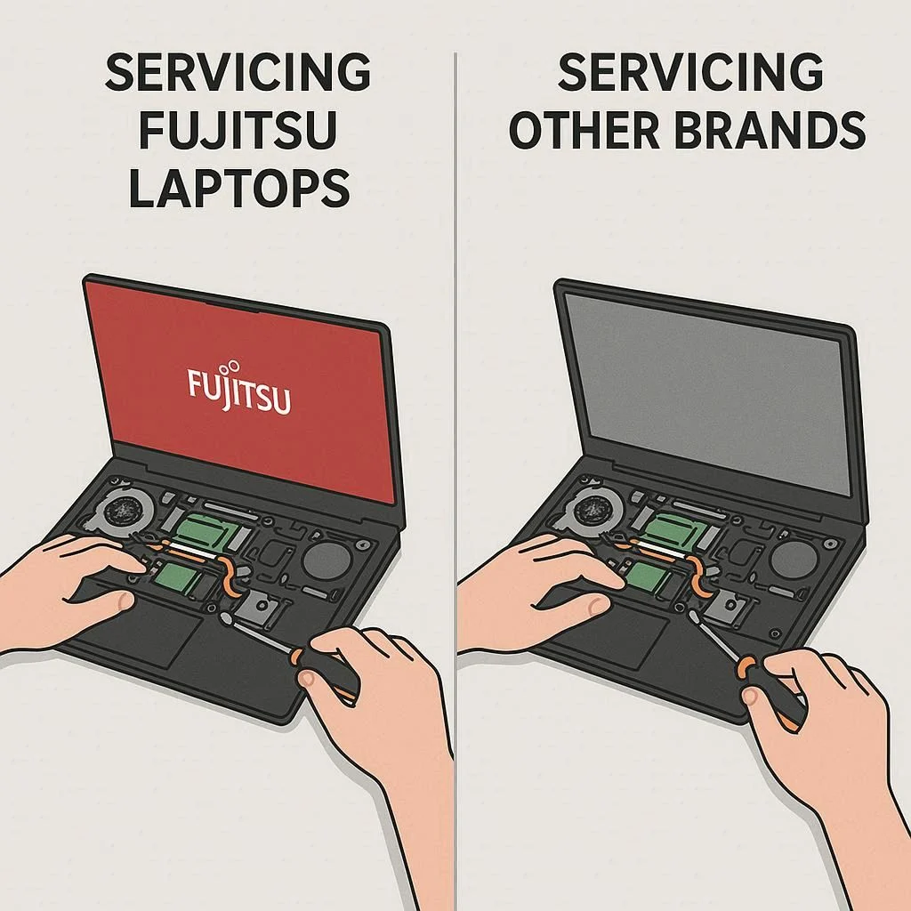 تفاوت سرویس فوجیتسو با دیگر برندها