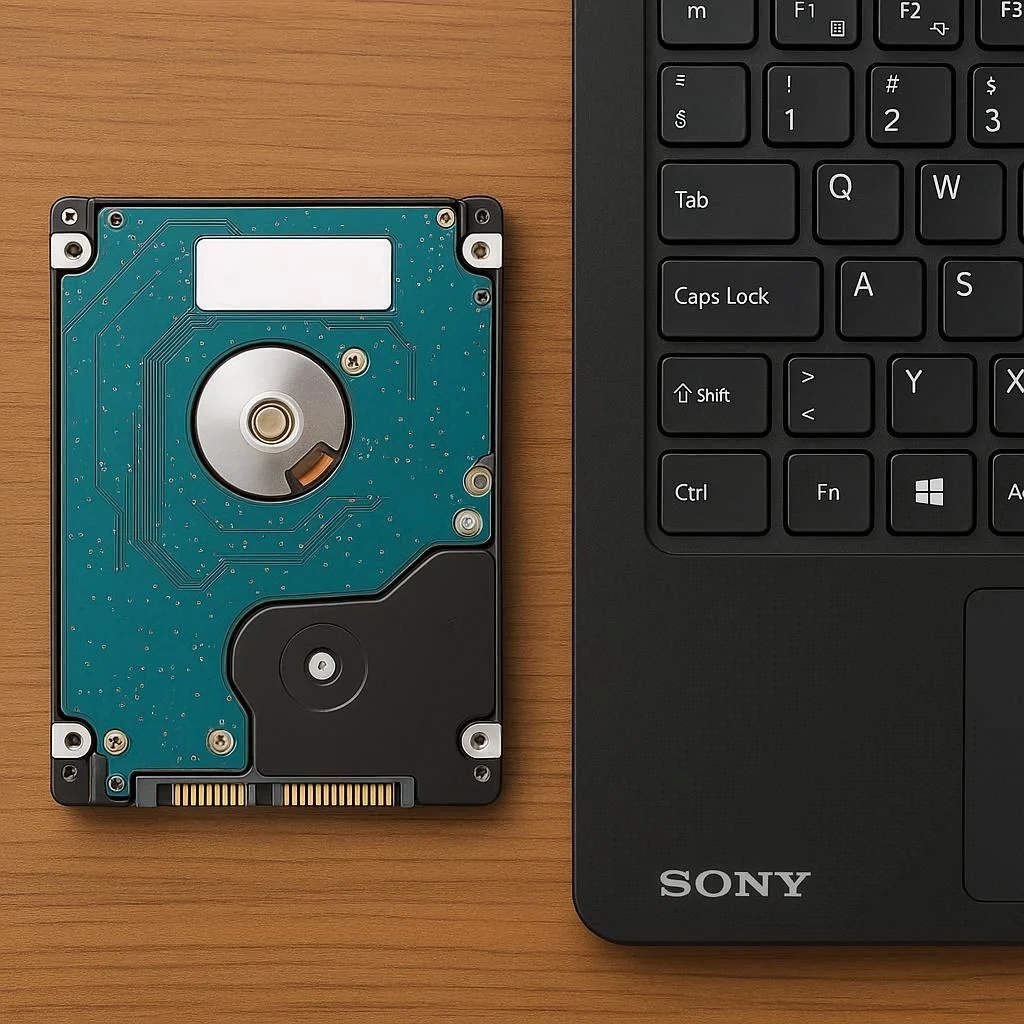 ارتقا هارد لپ تاپ سونی